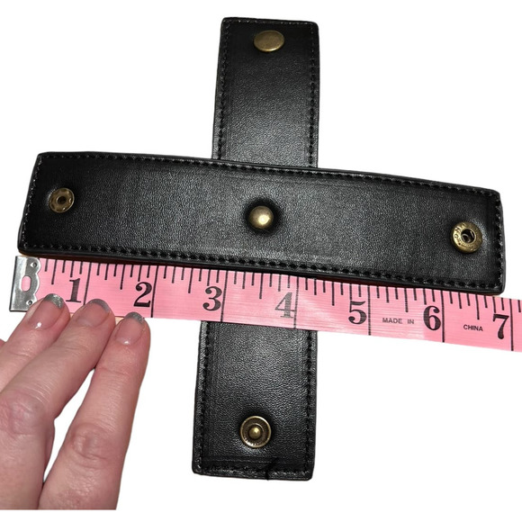 Black and Gold Studded Crossbody Bag - Picture 15 of 15